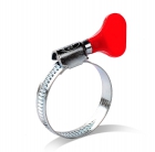 Хомут червячный MGF с ключом