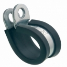 Хомут Р-образный с резиновым покрытием Mikalor W4