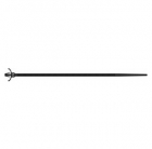 Стяжки для крепления на поверхности черного цвета, полиамид 6.6 SapiSelco