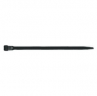 Стяжки многоразовые черного цвета, полиамид 6.6 SapiSelco