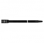 Стяжки с двойной горизонтальной головкой черного цвета, полиамид 12 SapiSelco