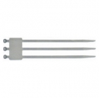 Стяжки маркировочные тройные с поперечной табличкой белого цвета, полиамид 6.6 SapiSelco