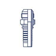 JIC наружная резьба