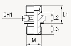 Прямой метрика, уплотнение тип Е