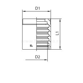Муфты обжимные 1SN/2SN/2SC без зачистки